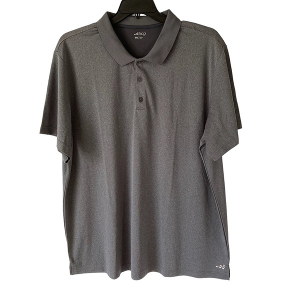 BCG Golf Mens Polo Shirt 3XL Short Sleeve Gray Quick Dry - Picture 1 of 6